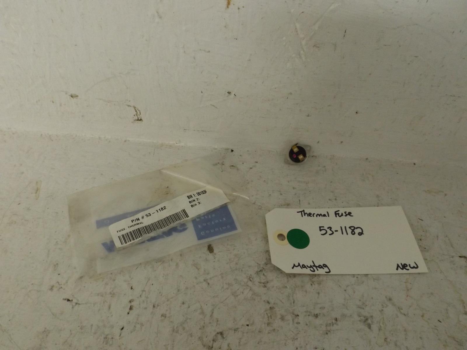 Maytag Dryer 53-1182 Thermal Fuse New OEM Maytag Dryer 53-1182 Thermal Fuse New OEM